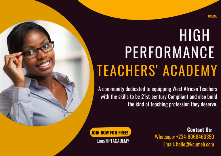 High Performance Teachers Academy @ www.kcumeh.com